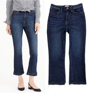 J. Crew Billie Bootcut Crop in Brookfield Wash